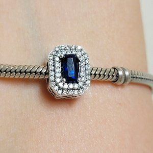Charm Blue Stone for Pandora Bracelet S925